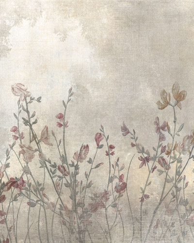 Wallpaper cu flori delicate, Austen White