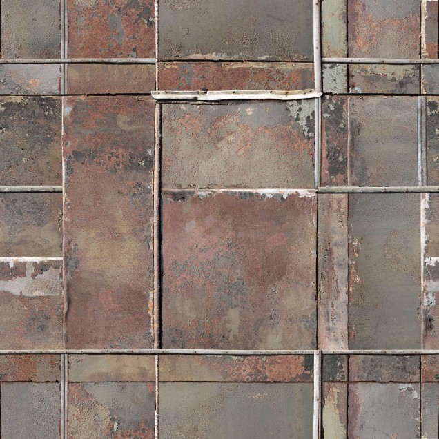 Tapet industrial Old Piet, Rust