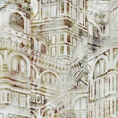 Tapet cu un design grunge al catedralei din Florența