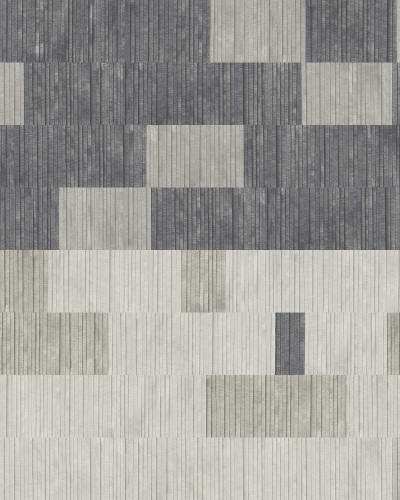 Tapet geometric modern in nuante de gri