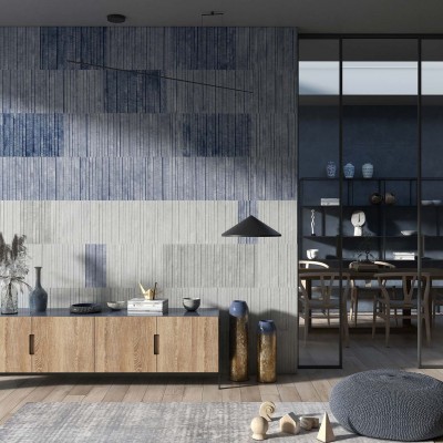 Fototapet Washi, Blue