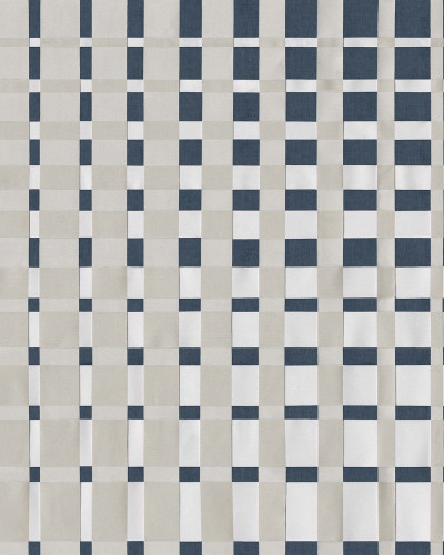 Tapet geometric albastru și gri