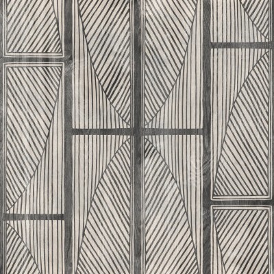 Tapet baie Masai Black cu design tribal modern