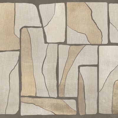 Tapet abstract modern Yakouba Brown - cu tonuri calde de maro și texturi subtile, acest tapet va crea o atmosferă relaxantă și primitoare.