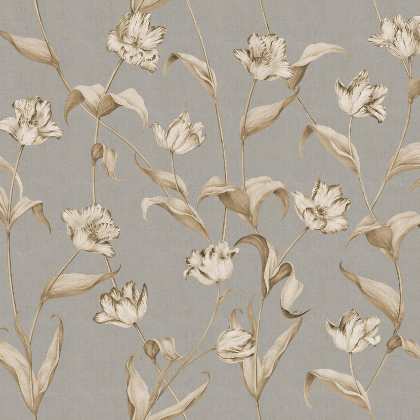 Tapet floral cu design vintage, Cordelia Powder Big