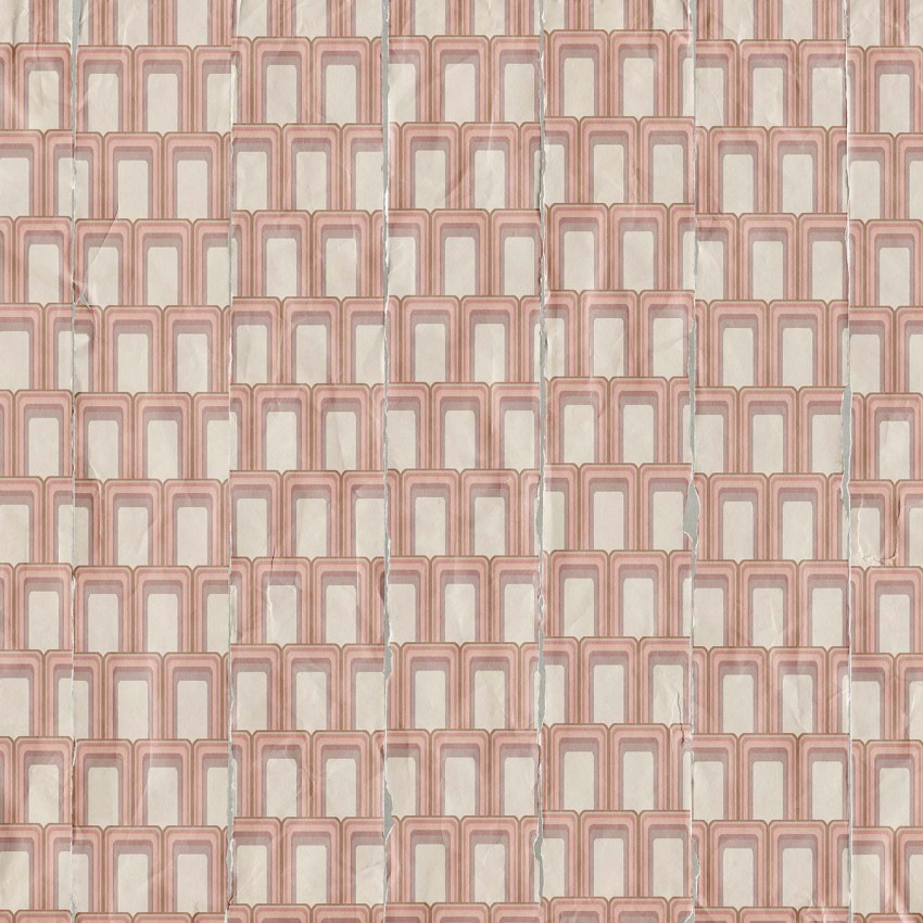 Tapet geometric Studio 54 Pink