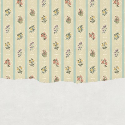 Wallpaper floral galben cu design delicat.