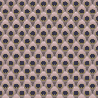 Tapet cu design geometric abstract, cu nuanțe de roz, auriu și mov