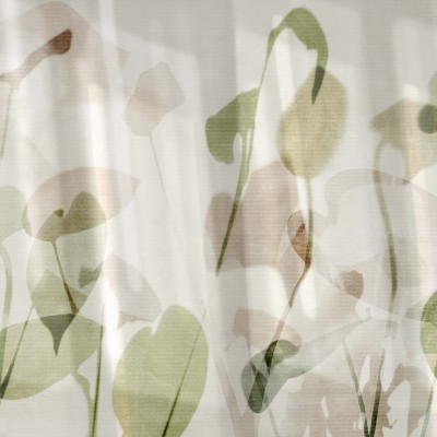 Wallpaper Neta, Green, cu design minimalist si tonuri de verde pal