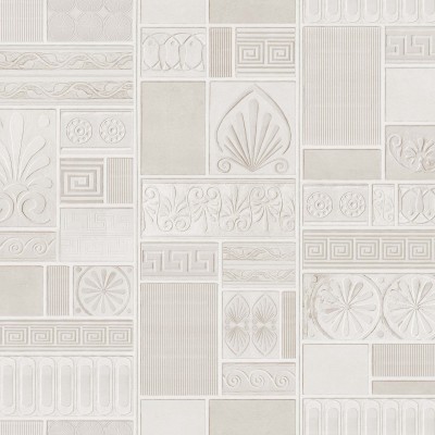 Wallpaper geometric Creta Warm