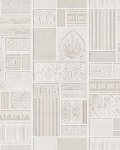 Wallpaper geometric Creta Warm