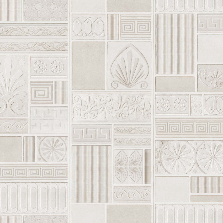 Wallpaper geometric Creta Warm