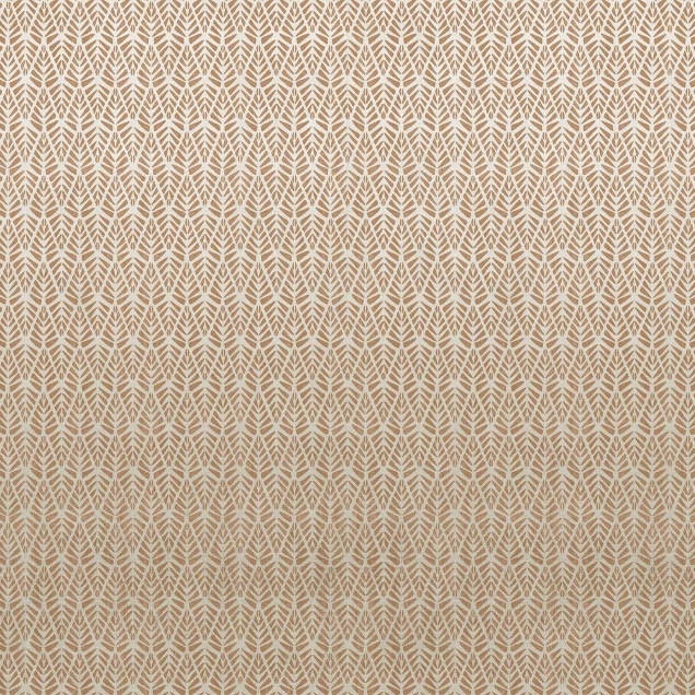 Tapet geometric abstract Rau Rust Small, cu un model subtil, dar impresionant, în nuanțe calde de rugină și bej, pentru o atmosferă primitoare și sofisticată.