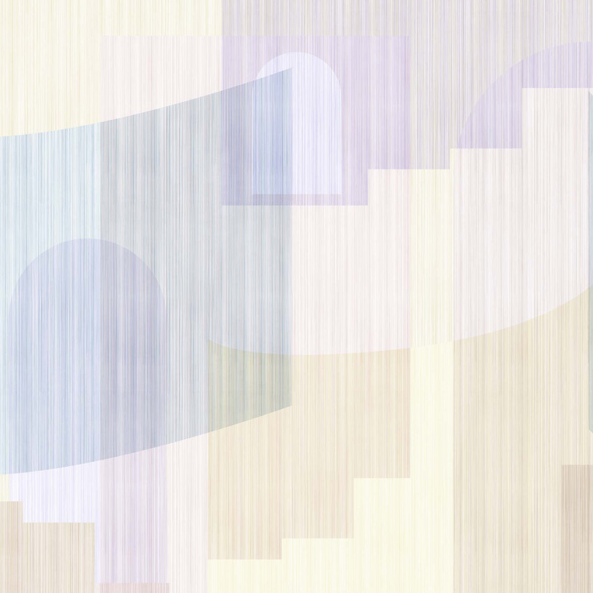 Tapet cu modele geometrice simple, design modern, culori pastelate