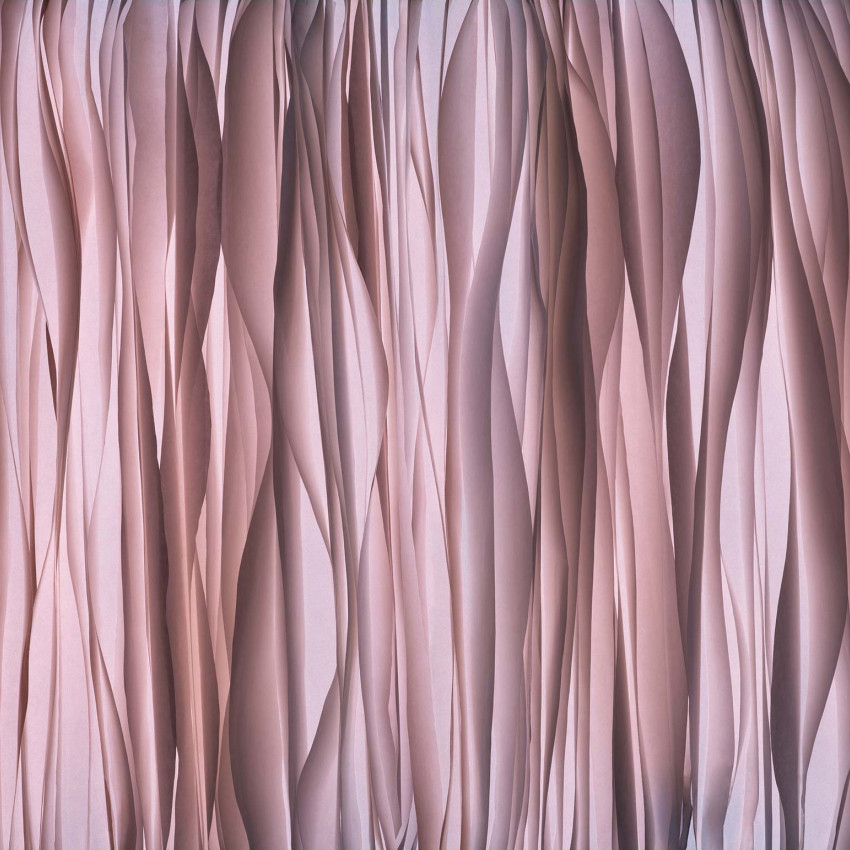 Fototapet Chiffon Rosa, un tapet modern cu design abstract si textură delicată, în nuanțe de roz pastel.