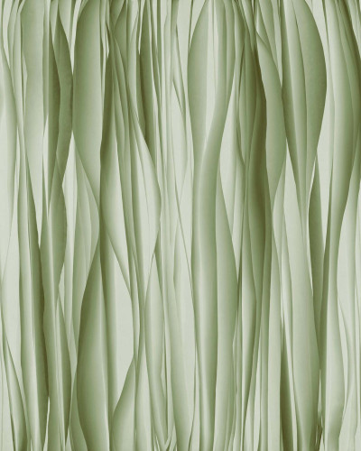 Wallpaper abstract cu design minimalist, Chiffon, Salvia, cu nuanțe de verde.