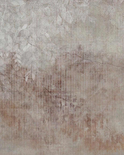 Tapet decorativ cu motive florale într-un dormitor elegant