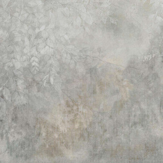 Tapet elegant cu design floral argintiu