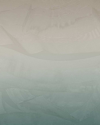 Tapet decorativ abstract verde bistro