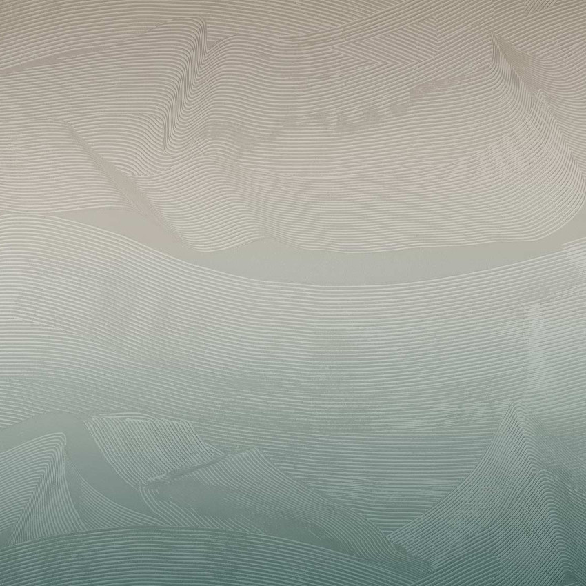 Tapet decorativ abstract verde bistro