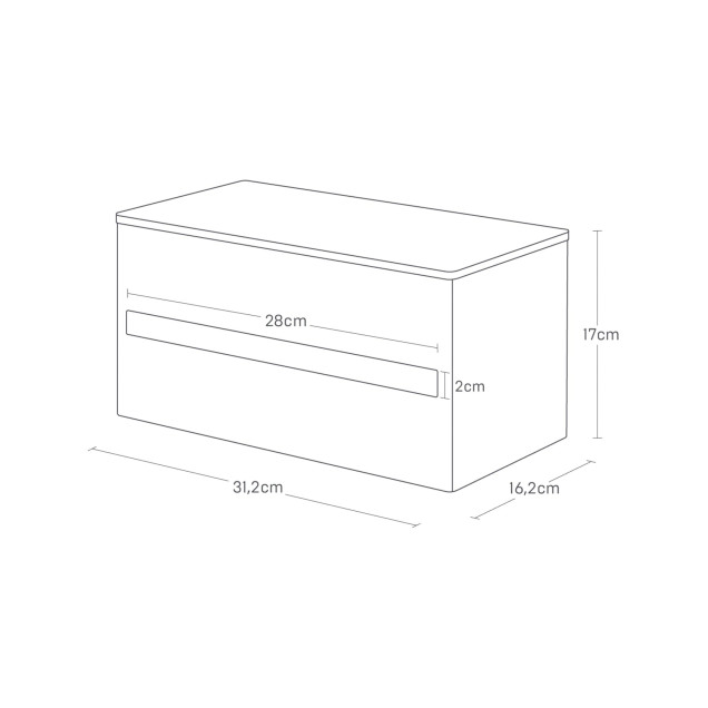 Suport prosoape de hârtie cu design modern