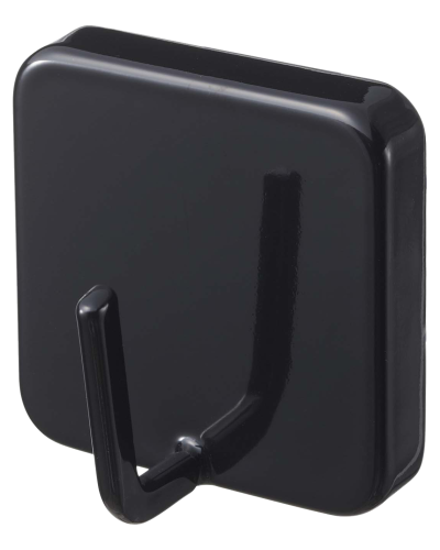 Cârlig magnetic negru pe frigider