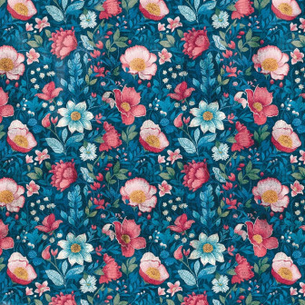 Tapet floral personalizat cu design vibrant