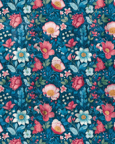 Tapet floral personalizat cu design vibrant