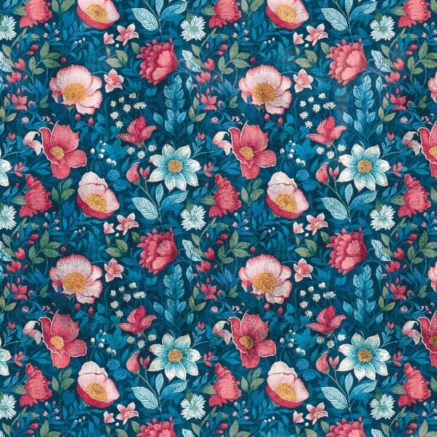 Tapet floral personalizat cu design vibrant