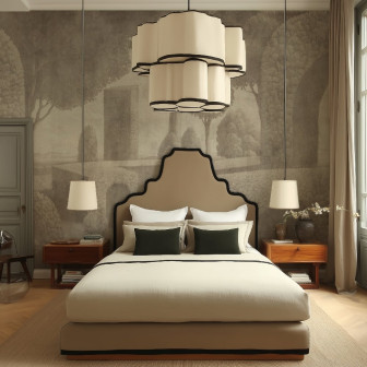 Fototapet personalizat cu un design elegant, ideal pentru dormitor sau living