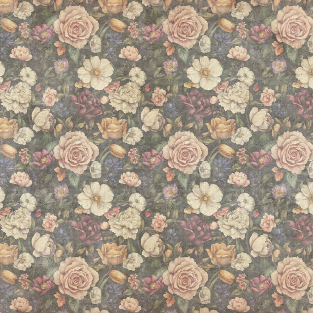 Fototapet floral vintage cu design personalizat