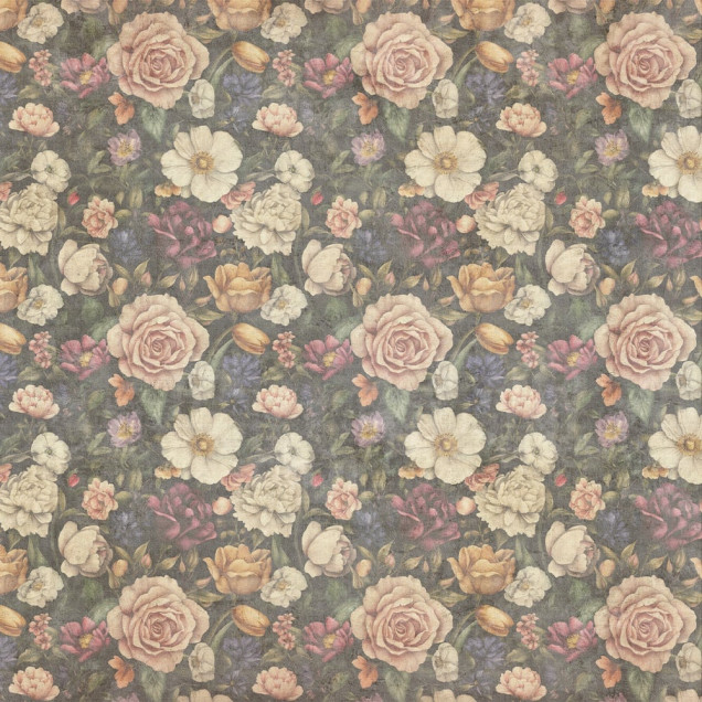 Fototapet floral vintage cu design personalizat