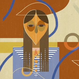 Fototapet abstract cu design geometric