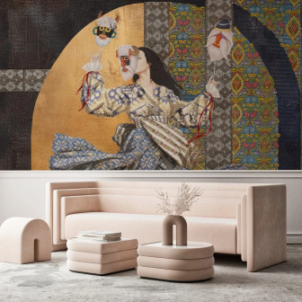 Fototapet personalizat cu design artistic - Ursitoare