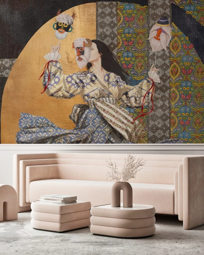 Fototapet personalizat cu design artistic - Ursitoare