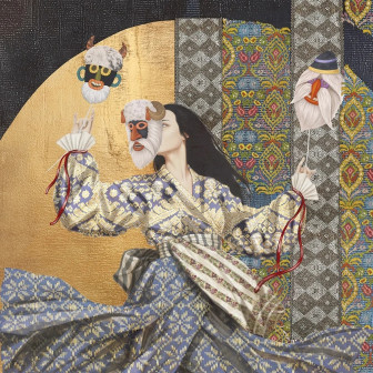 Fototapet personalizat cu design artistic - Ursitoare