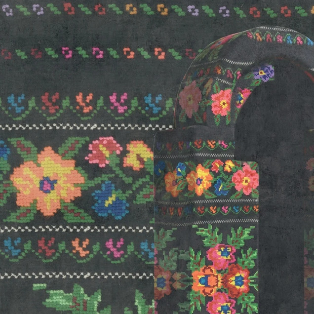 Tapet floral personalizat cu design unic