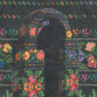 Tapet floral personalizat cu design unic