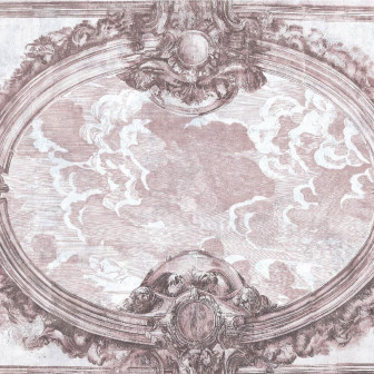 Fototapet Porcelain Sky, Rose - personalizat Fototapet personalizat cu design elegant