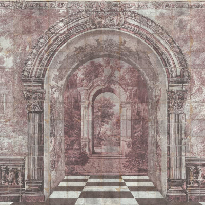 Fototapet personalizat cu design Imperial Passage Rose