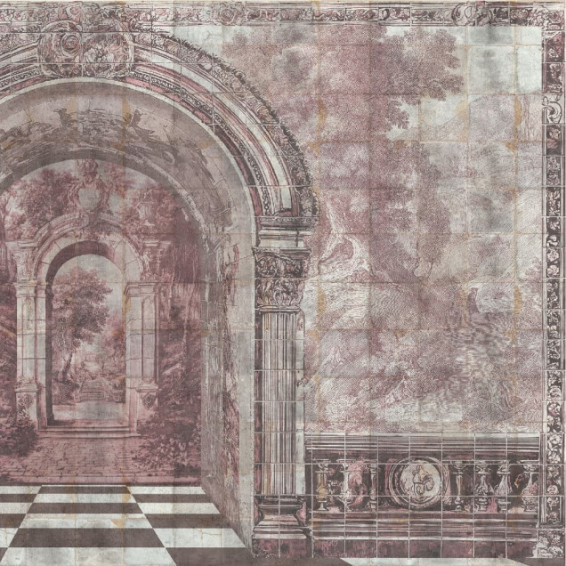 Fototapet personalizat cu design Imperial Passage Rose