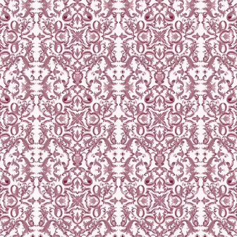 Tapet floral roz antic într-o sufragerie elegantă