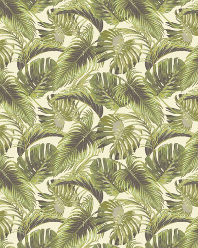 Tapet cu frunze tropicale, design exotic, culori vibrante, perfect pentru dormitoare, livinguri sau holuri