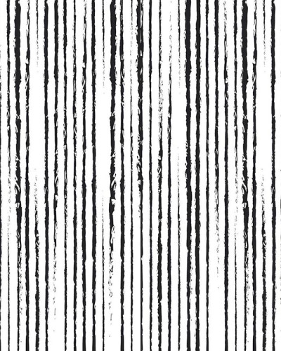 Tapet cu dungi negre pe fond alb, perfect pentru un design vintage modern
