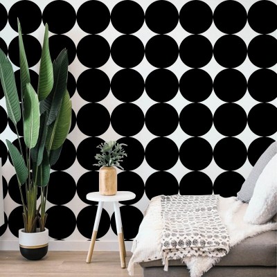 Tapet cu puncte negre - Black dots