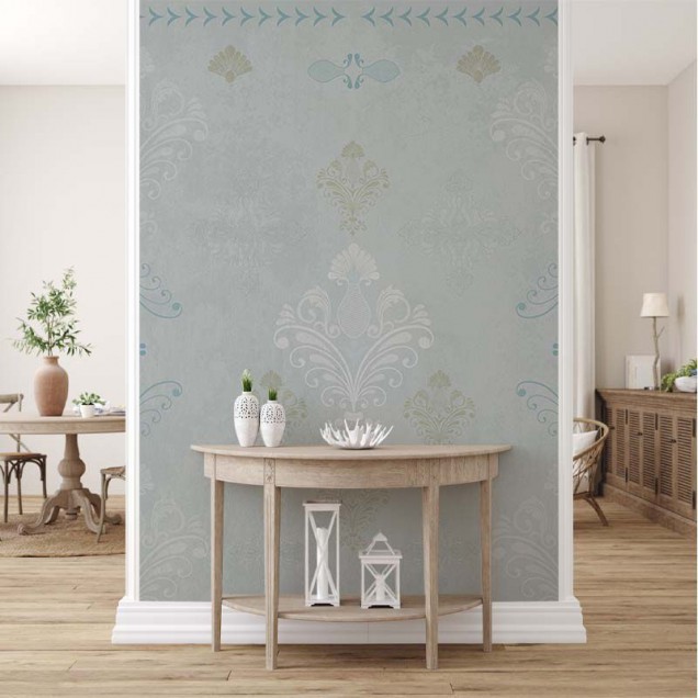 Tapet Mint pastel, design elegant, culoare delicată