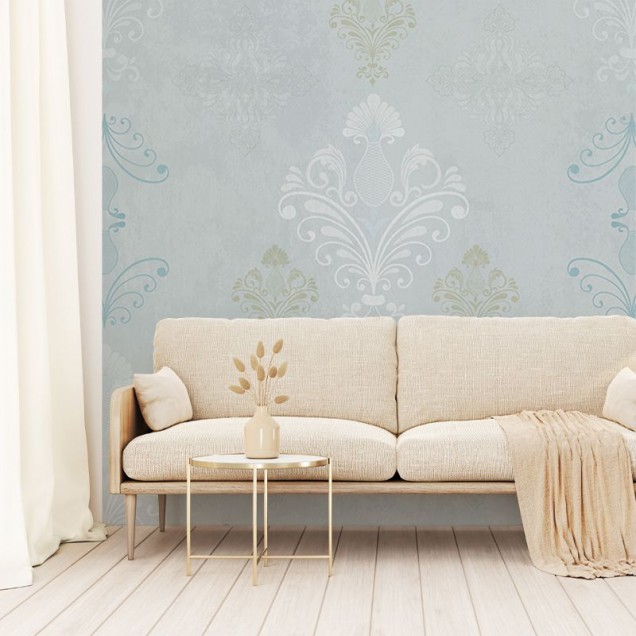 Tapet Mint pastel, design elegant, culoare delicată
