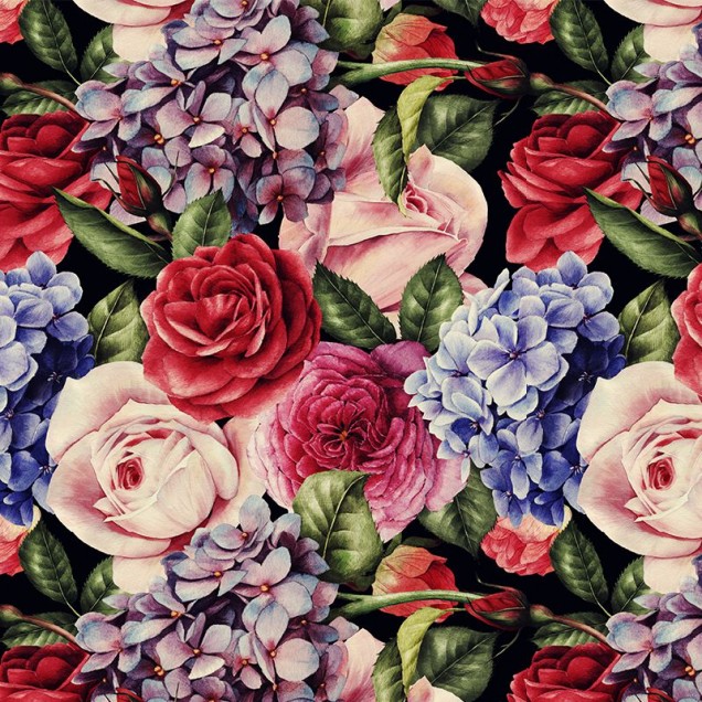 Tapet cu flori colorate, design vibrant și realist, perfect pentru decorarea casei.
