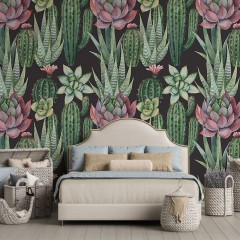Tapet Succulents, personalizat, VLAdiLA