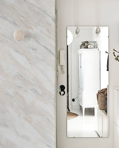 Tapet Classic Marble - Model elegant de marmură cu nuanțe de bej și gri